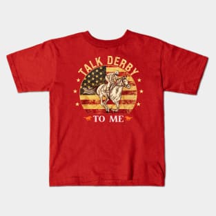 Talk to me derby american retro Kids T-Shirt